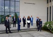 Alle vor Ort Anwesenden vereint: Eckart Rühl, Lothar Wilhelmy, Mathias Christmann, Günter M. Ziegler, Hans-Ulrich Reißig, Franziska Schoenebeck, Stefan Hecht, Rainer Haag, Peter Lange, Marianne Braig (v.l.n.r.)